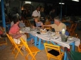 Nice dinner on the sand